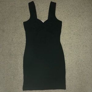 Black mini dress